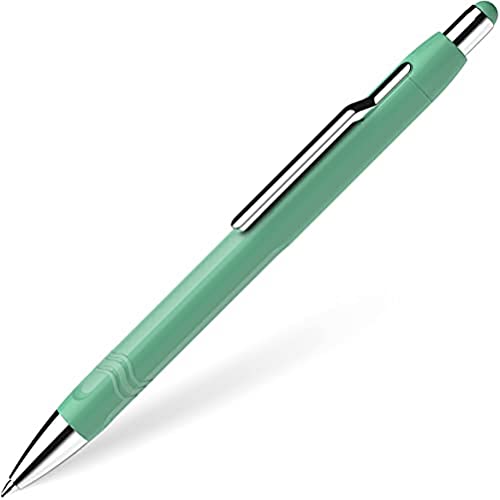 Schneider 138614 Epsilon długopis (grubość kreski XB, kolor tuszu: niebieski, wkład nadający się do dokumentów) miętowo-zielony