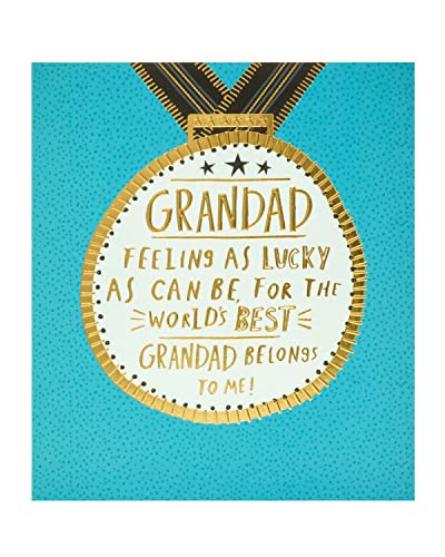 UK Greetings Kartka na Dzień Ojca dla dziadka - Kartka na Dzień Ojca - 'World's Best Grandad'