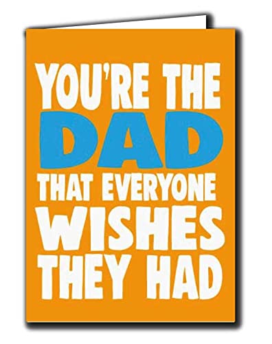 Cheeky Chops Kartka urodzinowa z okazji Dnia Ojca 'You are the Dad everyone wish they have F148 F148