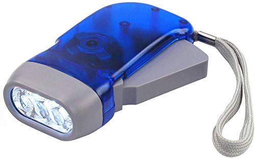 Dynamo latarka z 3 diodami LED