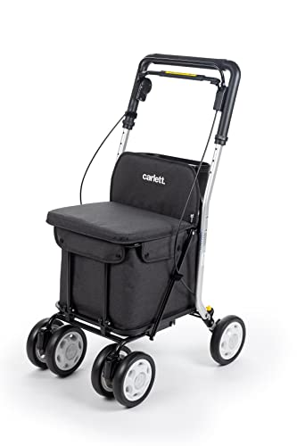 Carlett Senior Comfort Wózek na Zakupy, Czerwony, 29 litrów / 15 kg
