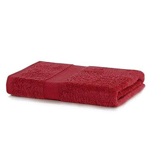 DecoKing DecoKing - Ręcznik Bamby - Bordowy 70x140 cm