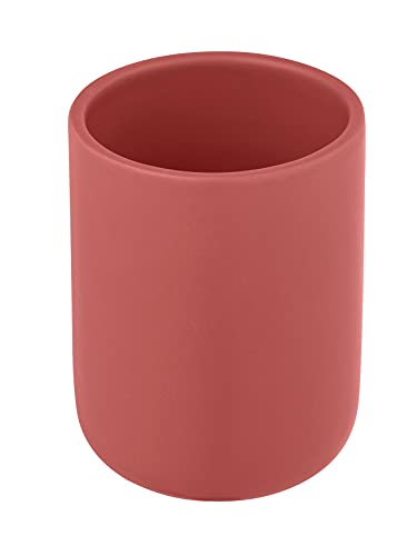 Czerwony ceramiczny kubek na szczoteczki do zębów Olinda – Allstar