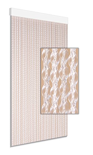 DEGOR Zasłona na drzwi Nica biała 90x210, biała