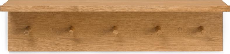Wieszak listwa z półką Place M naturalny dąb