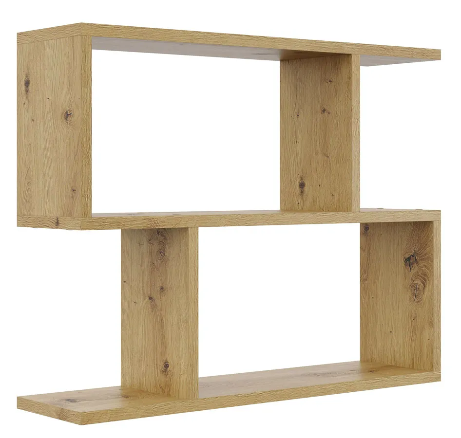 Skandynawska półka na ścianę w kolorze dąb artisan C9-C73