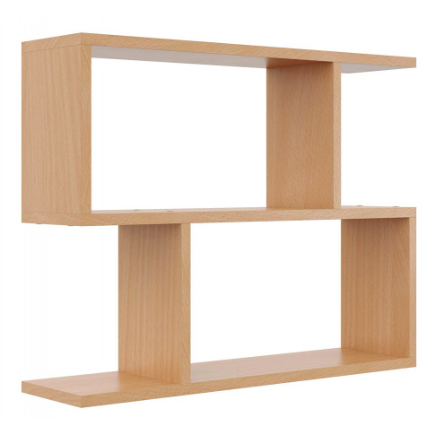Minimalistyczna półka ścienna w kolorze buk Frela