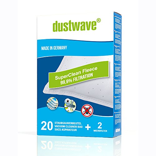 20 worków do odkurzacza pasujących do Privileg - 361.872/361872 worki do odkurzacza marki dustwave® - Made in Germany + mikrofiltr