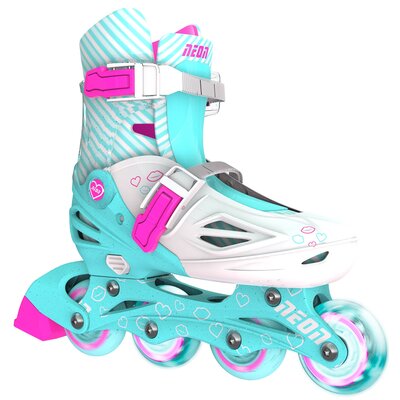 Yvolution Rolki Neon Inline rozm.34-37 morski róż