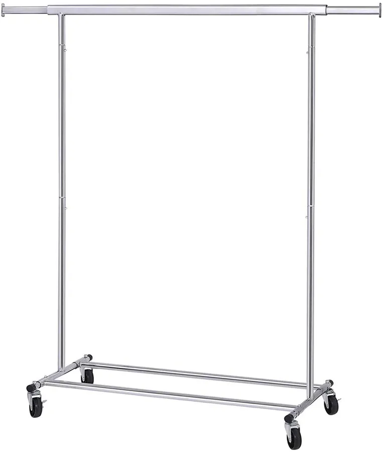 Wieszak Na Metalowy 4 Kółkach Na Ubrania L2-N10
