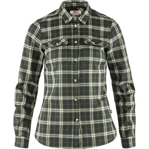 Fjallraven Fjällglim Stretch Shirt Ls W koszula damska zielony Deep Forest S 89901