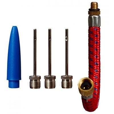 BEST Sport adapter do wentyli z 3 igieł czerwony 2059789