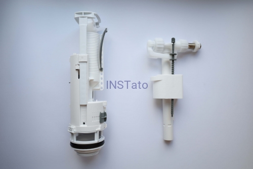 Zawór spustowy uniwersalny 3/6 LITRA OPTIMA 49 + Zawór napełniający COMPACT 95L