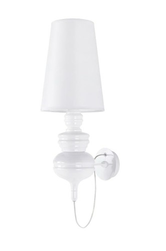 King Home Kinkiet QUEEN WALL 18 biała 1018W1.WHITE
