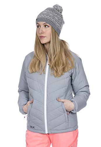 DLX damska kurtka puchowa Sondra ciepła i wodoodporna, platyna, średnia
