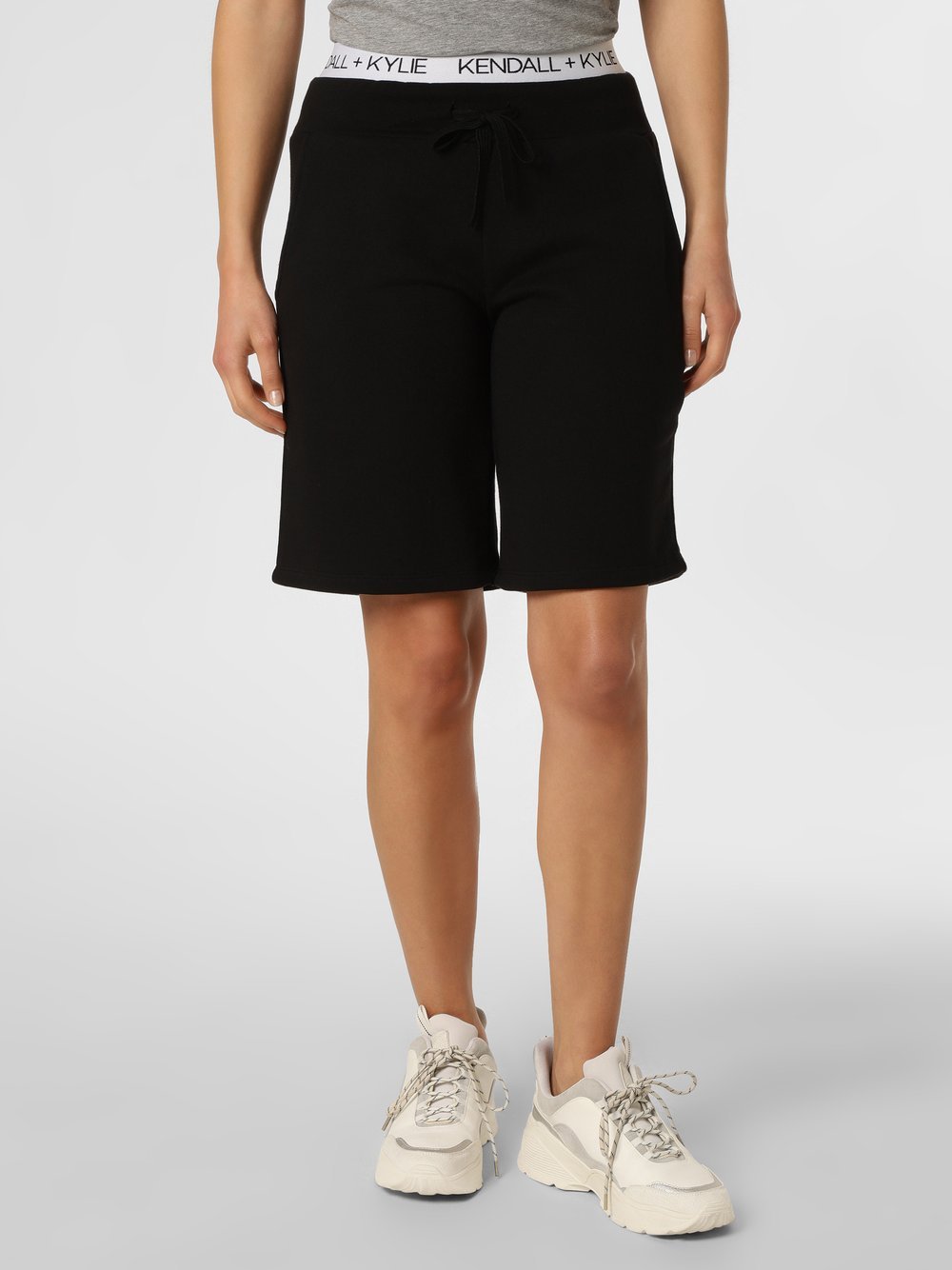 KENDALL + KYLIE KENDALL + KYLIE - Damskie spodenki dresowe, czarny