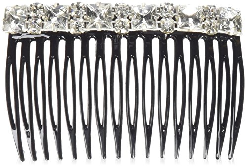 Caravan Caravan 0,5 uncji celuloidowy grzebień z octanem celuloidowym z kryształowym kamieniem Renu Swarovski