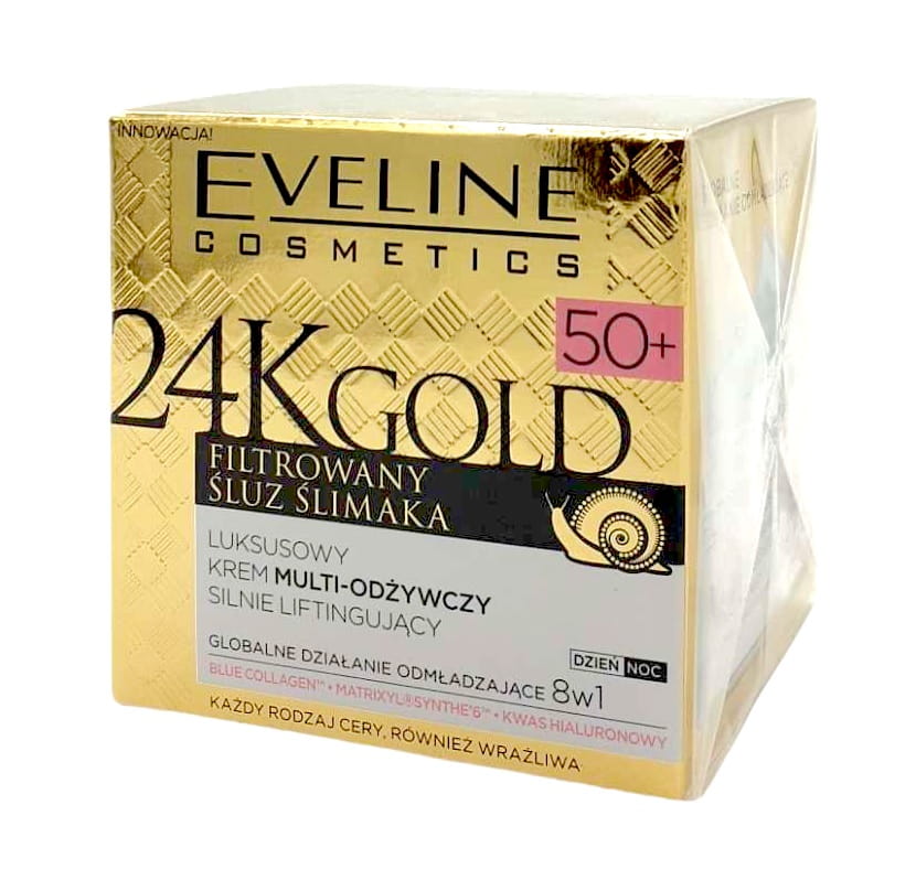 Eveline 24K Gold Krem Multi-Odżywczy 50+ 50 ml 983074