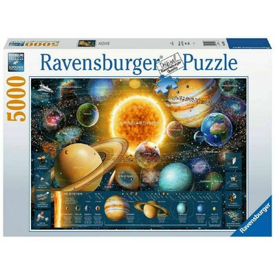 Ravensburger Puzzle 16720 Układ Planetarny 5000 Elementów Puzzle Dla Dorosłych (16720) Unikalne Elementy, Technologia Softclick - Klocki Pasują Idealnie Puzzle