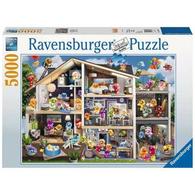 Ravensburger Erwachsenenpuzzle dorośli puzzle 17434 gelini domek dla lalek, 5000 elementów puzzle, wielokolorowy 17434