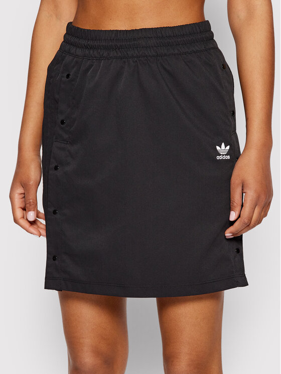 Adidas Spódnica trapezowa Always Orginal Snap HF2023 Czarny Relaxed Fit