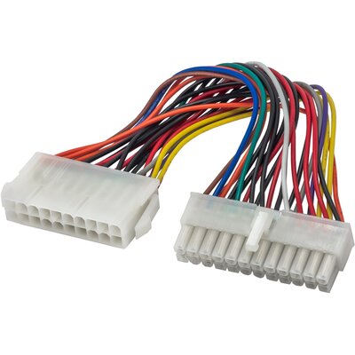 Akyga Adapter z kablem 20 pin f P1 20+4 pin m 15cm AK-CA-66