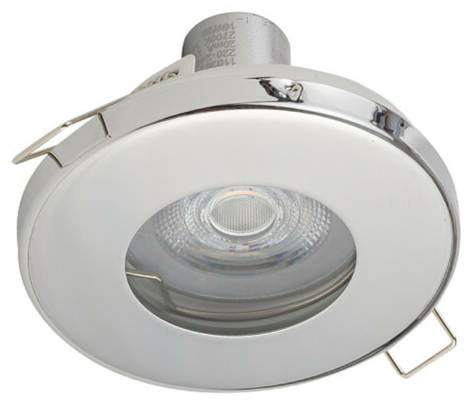 Zuma Line Lampa sufitowa podtynkowa JULIET GU10 śr. 8,5cm chrom 7664