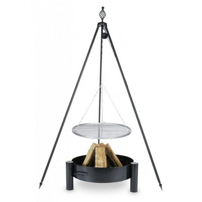 Farmcook Grill ogrodowy COOK KING Stal Czarna 50 cm + Palenisko 60 cm