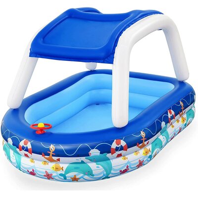 Bestway Basen Dmuchany Z Daszkiem 213 x 155 x 132 cm 54370 LT-10627-0