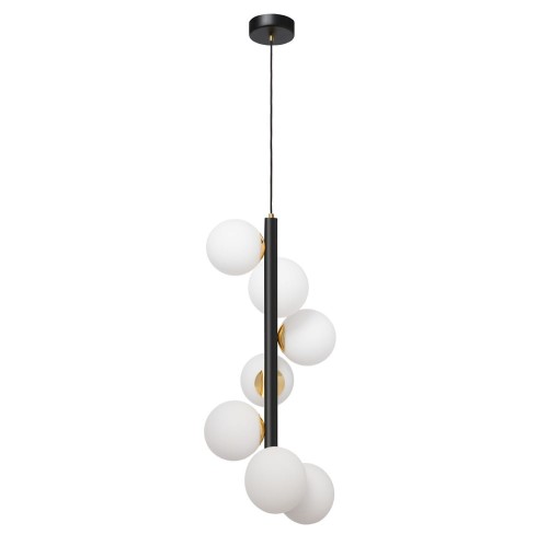 Kaspa Nowoczesna lampa wisząca CUMULUS 10759702 kule nad stół białe