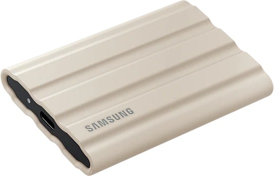 Samsung Dysk SSD T7 Shield 1TB USB 3.2, beÅ¼owy MU-PE1T0K/EU