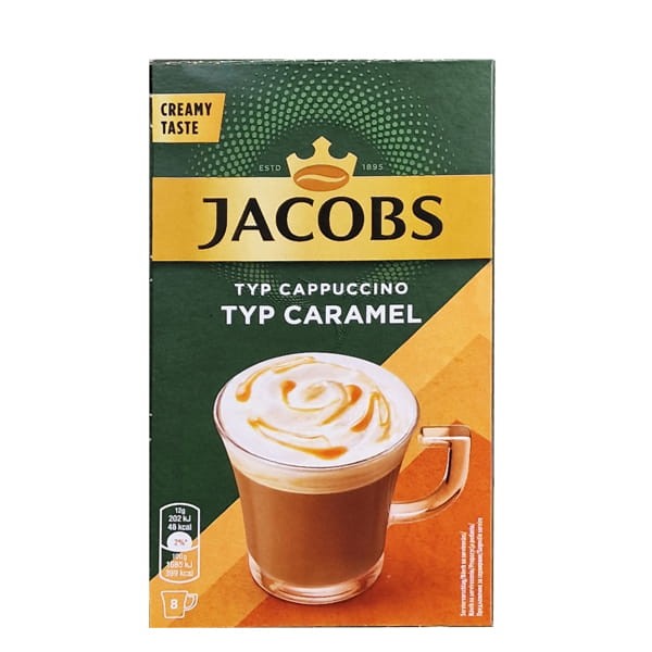 Jacobs KRAFT Cappuccino Caramel 8x12g Display JAC.CAP.CARAME.8X12