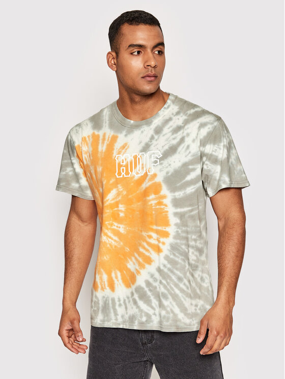 HUF T-Shirt Sf Dye TS01630 Pomarańczowy Regular Fit