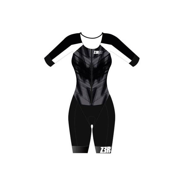 ZEROD Strój triathlonowy damski RACER TT SUIT black vivacity