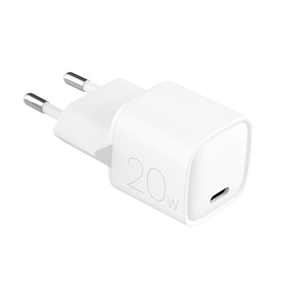 PURO Ładowarka sieciowa Super Mini Fast Wall Charger USB-C 20W Biały