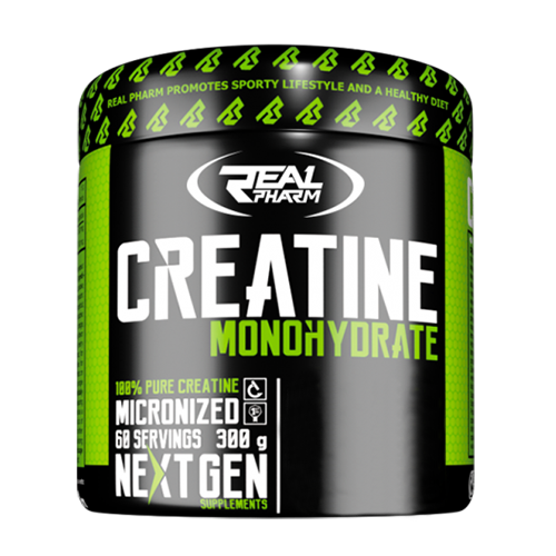 REAL PHARM Creatine Monohydrate - 300g - Orange - Kreatyny