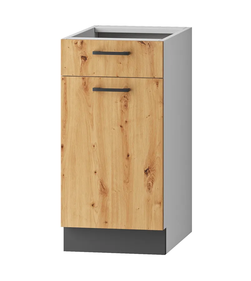 Dolna szafka kuchenna z szufladą dąb artisan A3-B19