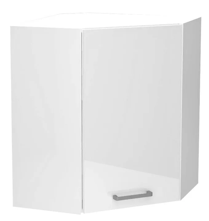 Biała szafka kuchenna górna narożna Z9-D04