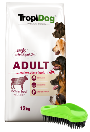 Tropidog Adult Medium Large Beef 12 kg