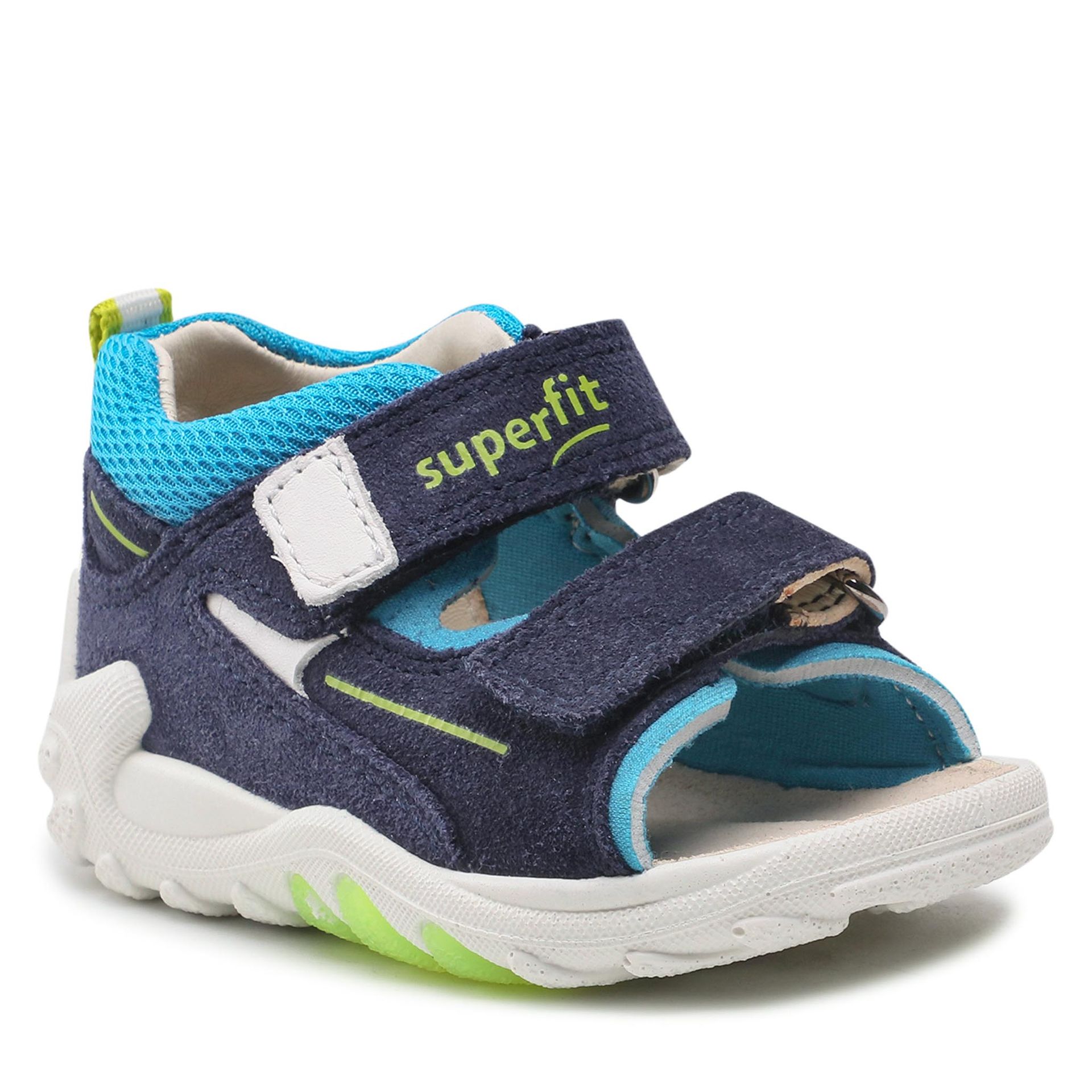 Superfit Sandały 1-000035-8000 M Blau/Türkis