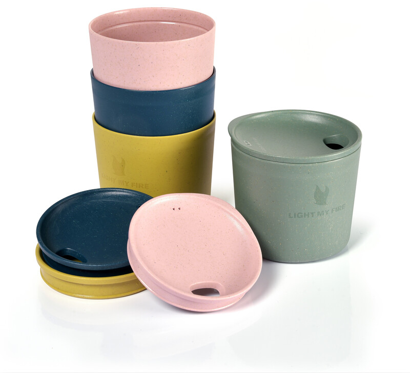 Light My Fire MyCup´n Lid Cup Short 4 Pack, kolorowy 2022 Kubki 2459511615