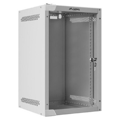 Lanberg Szafa wisząca 10 cali 9U 280x310mm szara + EKSPRESOWA WF10-2309-10S