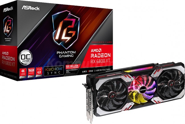 ASRock Radeon RX 6800 (RX6800XT PGD 16GO)