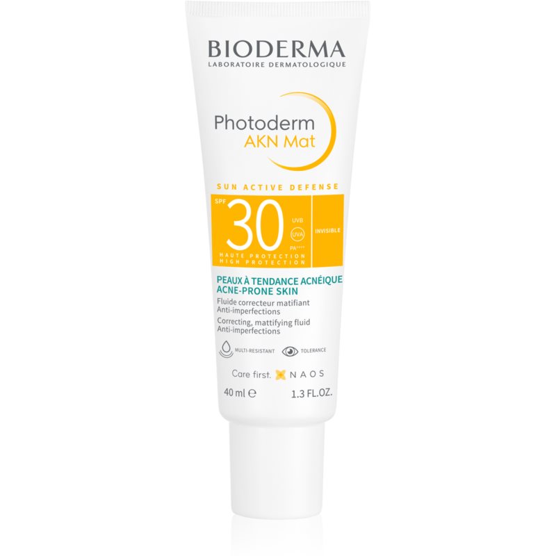 Bioderma Photoderm AKN Mat  krem ochronny SPF30, skóra tłusta, mieszana i trądzikowa, 40ml