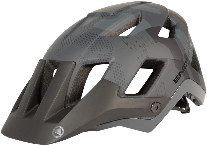 ENDURA Hummvee Plus Helmet Men, czarny/szary M-L | 55-59cm 2022 Kaski MTB E1549GC-M-L