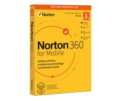 NortonLifeLock 360 Mobile 1st. 12m. ESD - wyślemy Ci klucz, gdy dostaniemy płatność