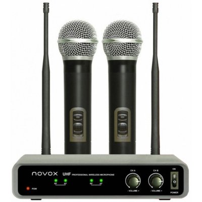Novox Free H2 zestaw bezprzewod z mikr do ręki NOVFRH2