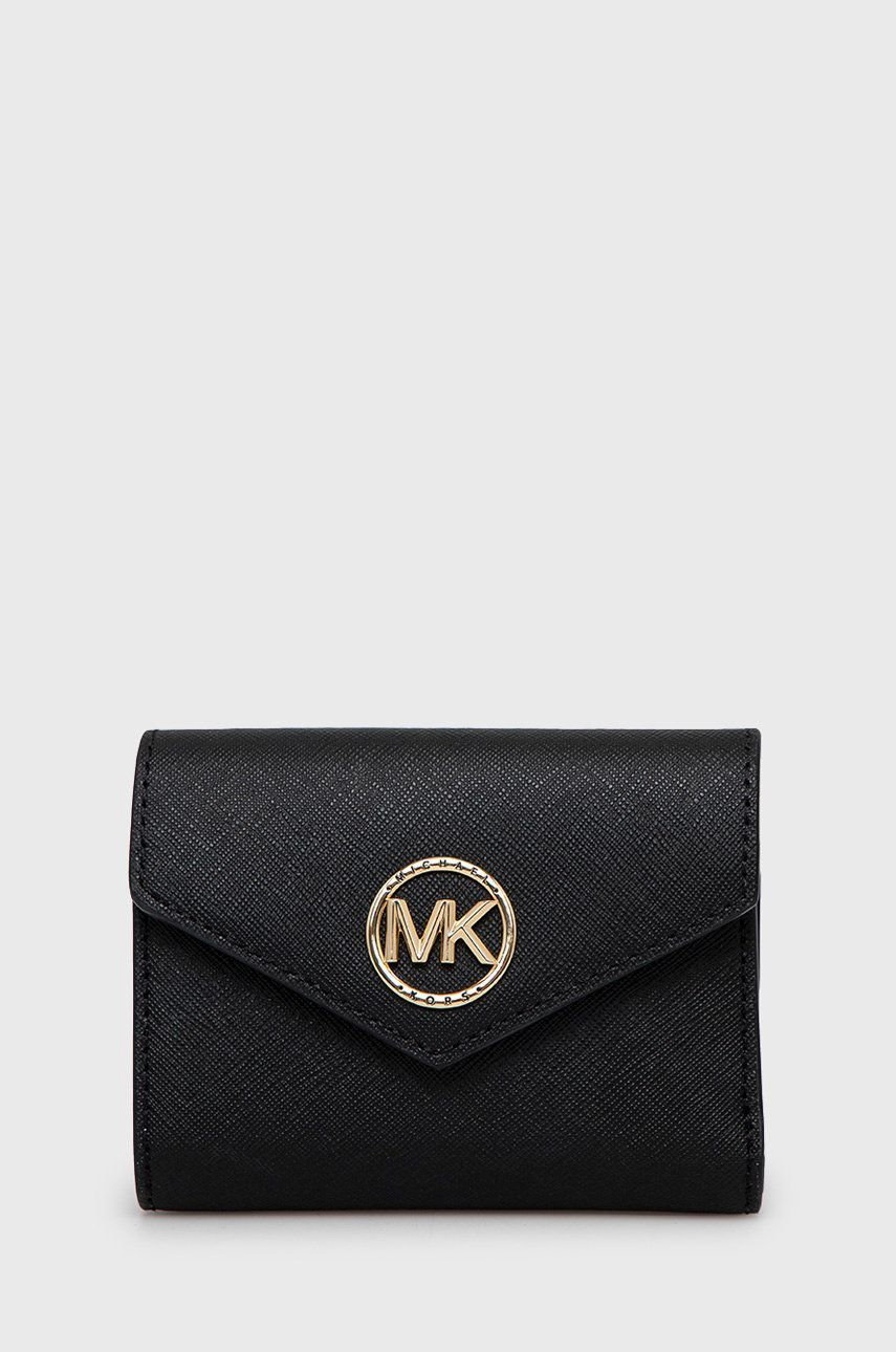 Michael Kors MICHAEL MICHAEL portfel skórzany damski kolor czarny