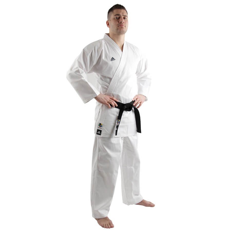 Kimona, stroje i obuwie - Kimono do Karate  - Karatega  Adidas WKF CLUB - 120 cm - grafika 1