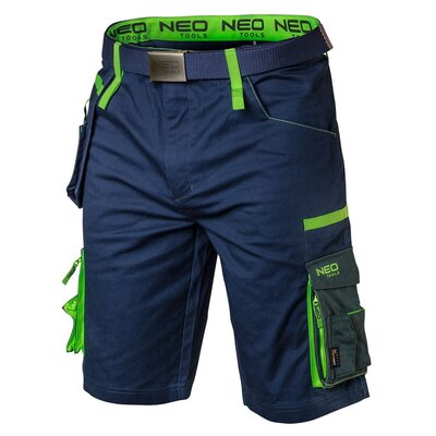 NEO-TOOLS Krótkie spodenki PREMIUM 62% bawełna 35% poliester 3% elastan rozmiar S TOP-81-276-S